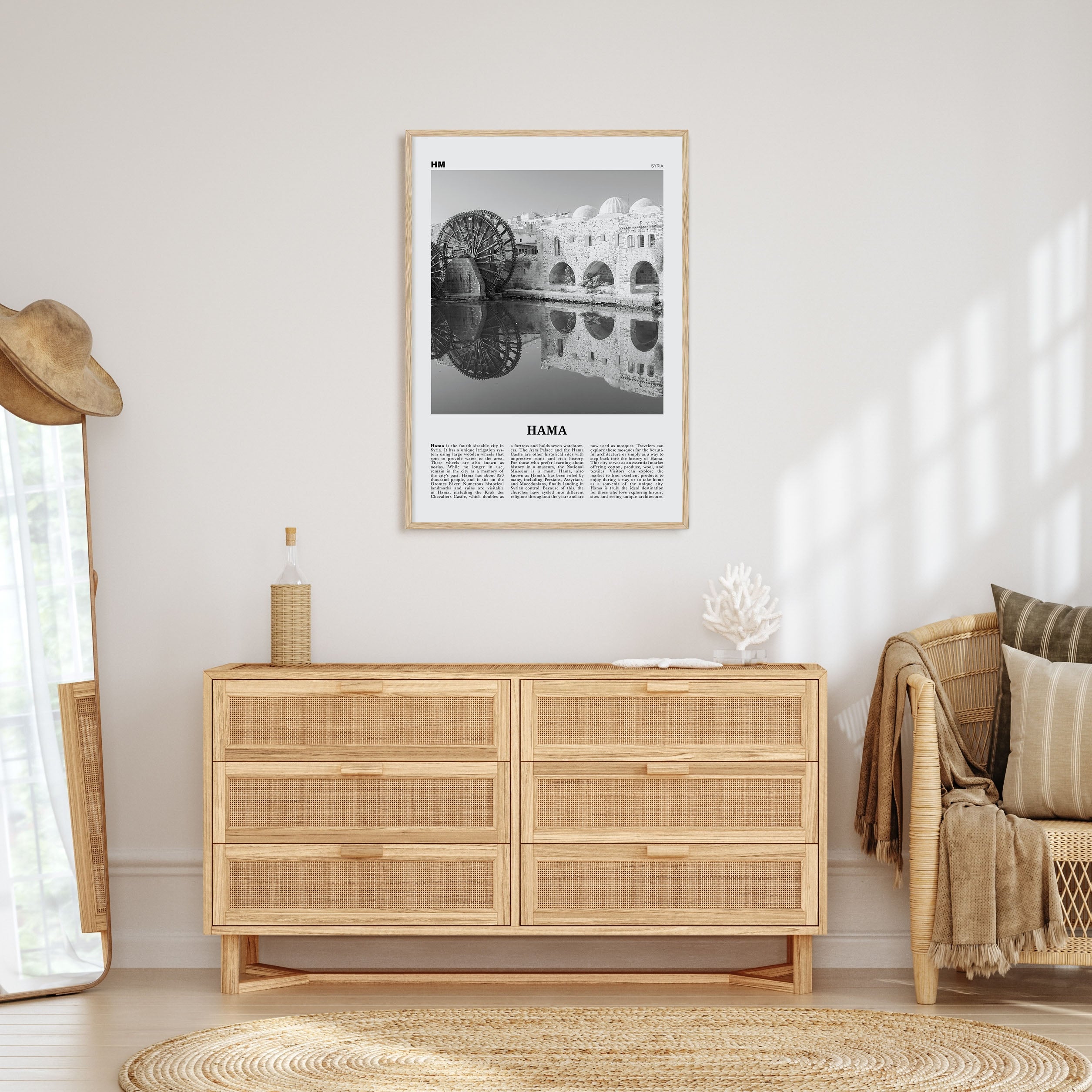 Hama Travel B&W Poster