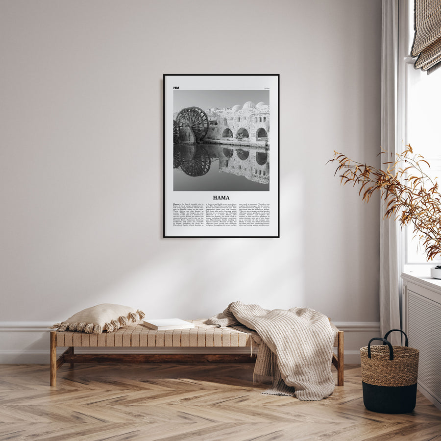 Hama Travel B&W Poster