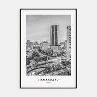 Hamamatsu Portrait B&W Poster