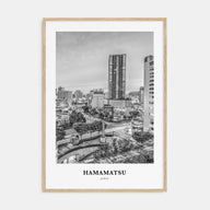 Hamamatsu Portrait B&W Poster