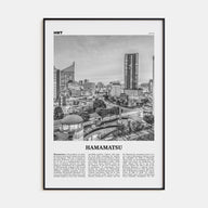 Hamamatsu Travel B&W Poster