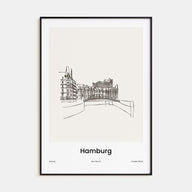 Hamburg Drawn Poster