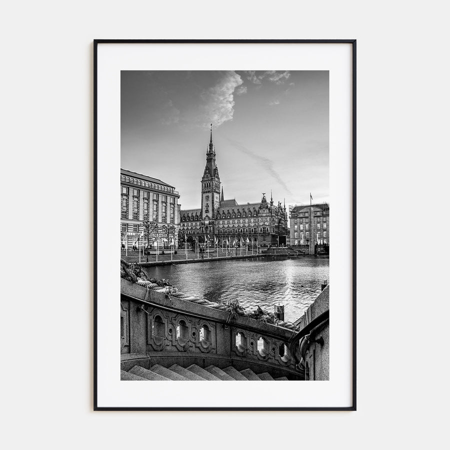 Hamburg Photo B&W Poster