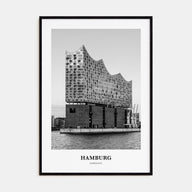 Hamburg Portrait B&W No 2 Poster