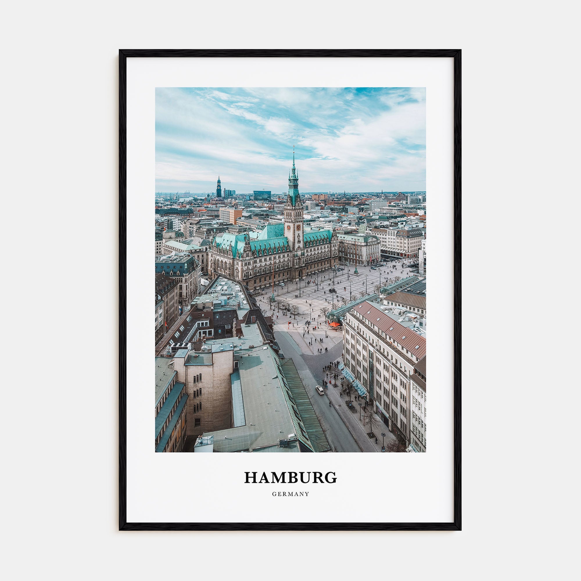 Hamburg Portrait Color Poster