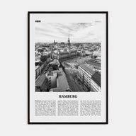 Hamburg Travel B&W No 1 Poster