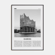 Hamburg Travel B&W No 2 Poster
