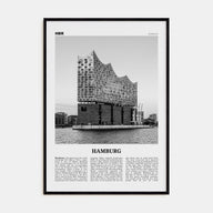 Hamburg Travel B&W No 2 Poster