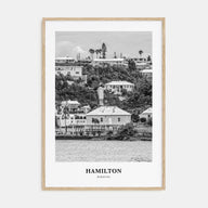 Hamilton, Bermuda Portrait B&W Poster