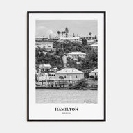 Hamilton, Bermuda Portrait B&W Poster