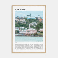 Hamilton, Bermuda Travel Color Poster