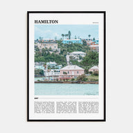 Hamilton, Bermuda Travel Color Poster