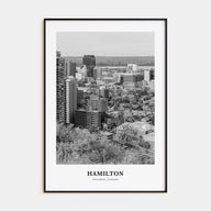 Hamilton, Canada Portrait B&W No 1 Poster