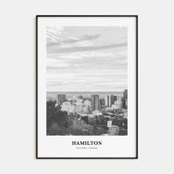 Hamilton, Canada Portrait B&W No 2 Poster