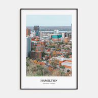 Hamilton, Canada Portrait Color Poster