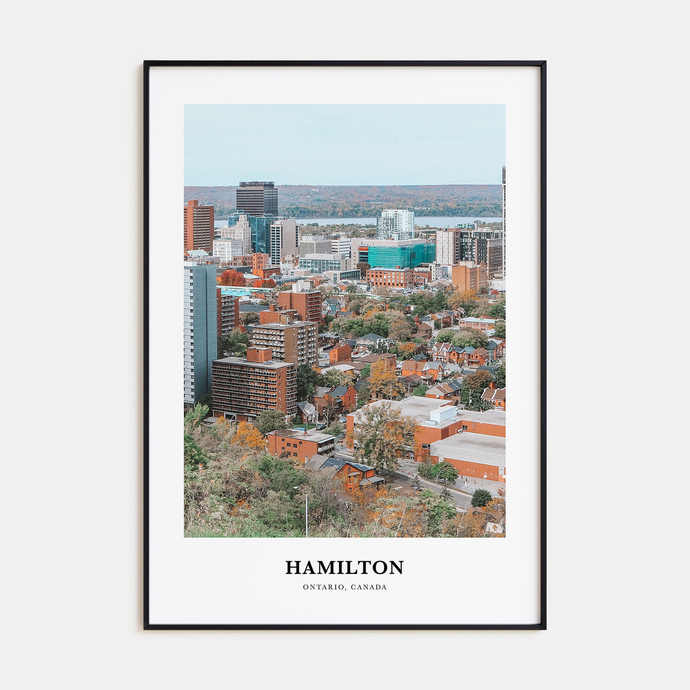 Hamilton, Canada Portrait Color Poster