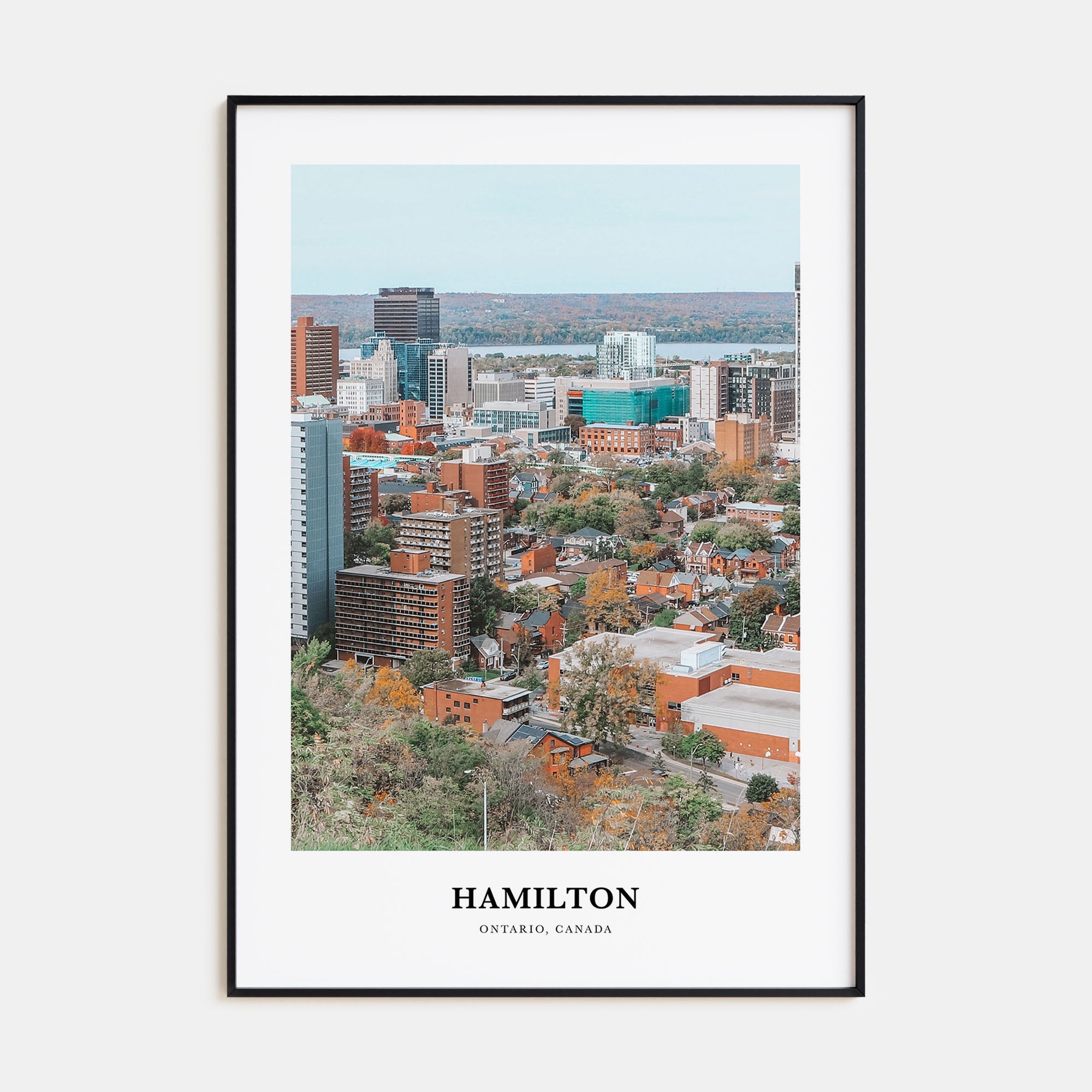 Hamilton, Canada Portrait Color Poster