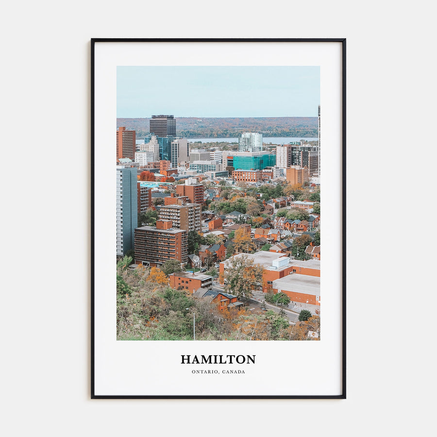 Hamilton, Canada Portrait Color Poster
