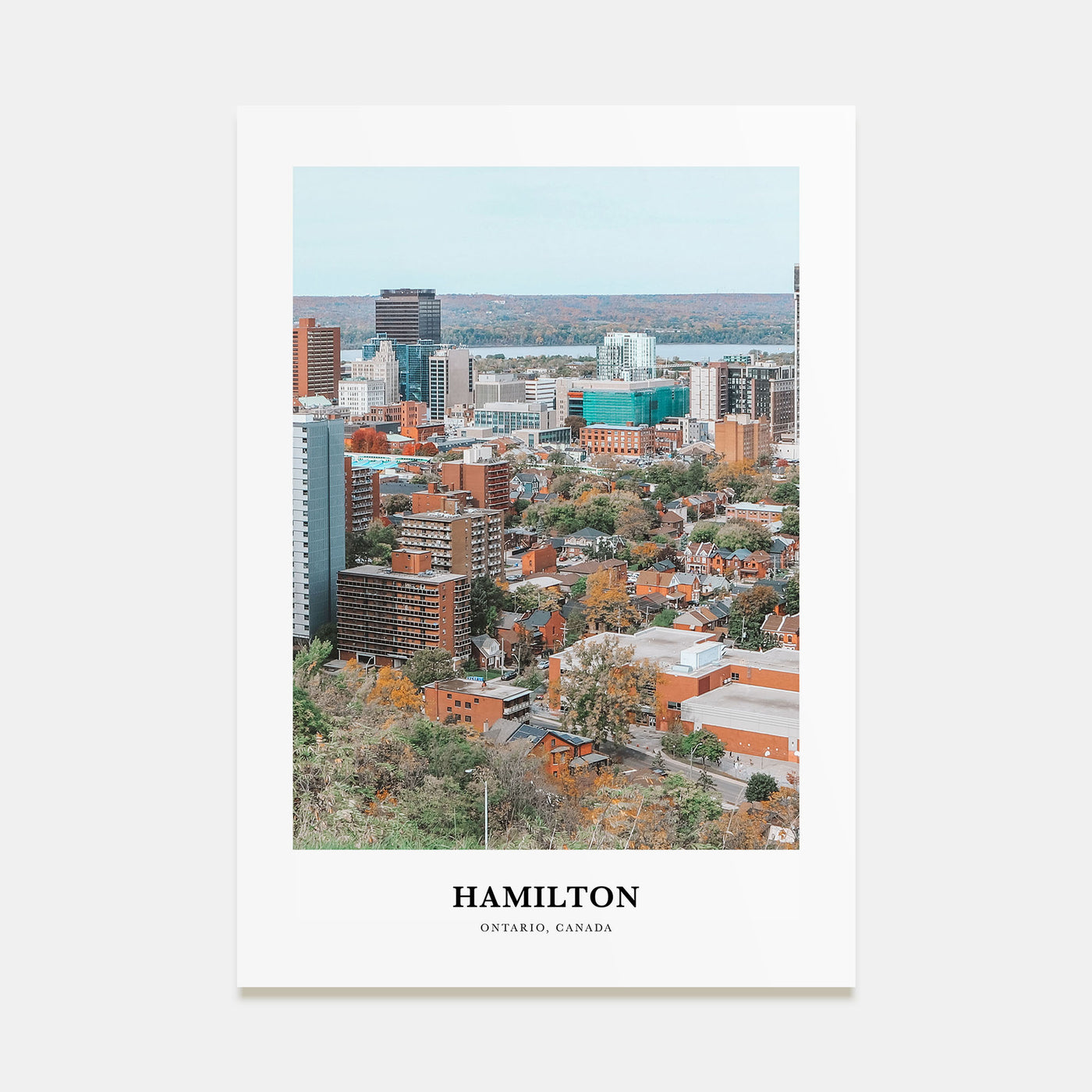 Hamilton, Canada Portrait Color Poster