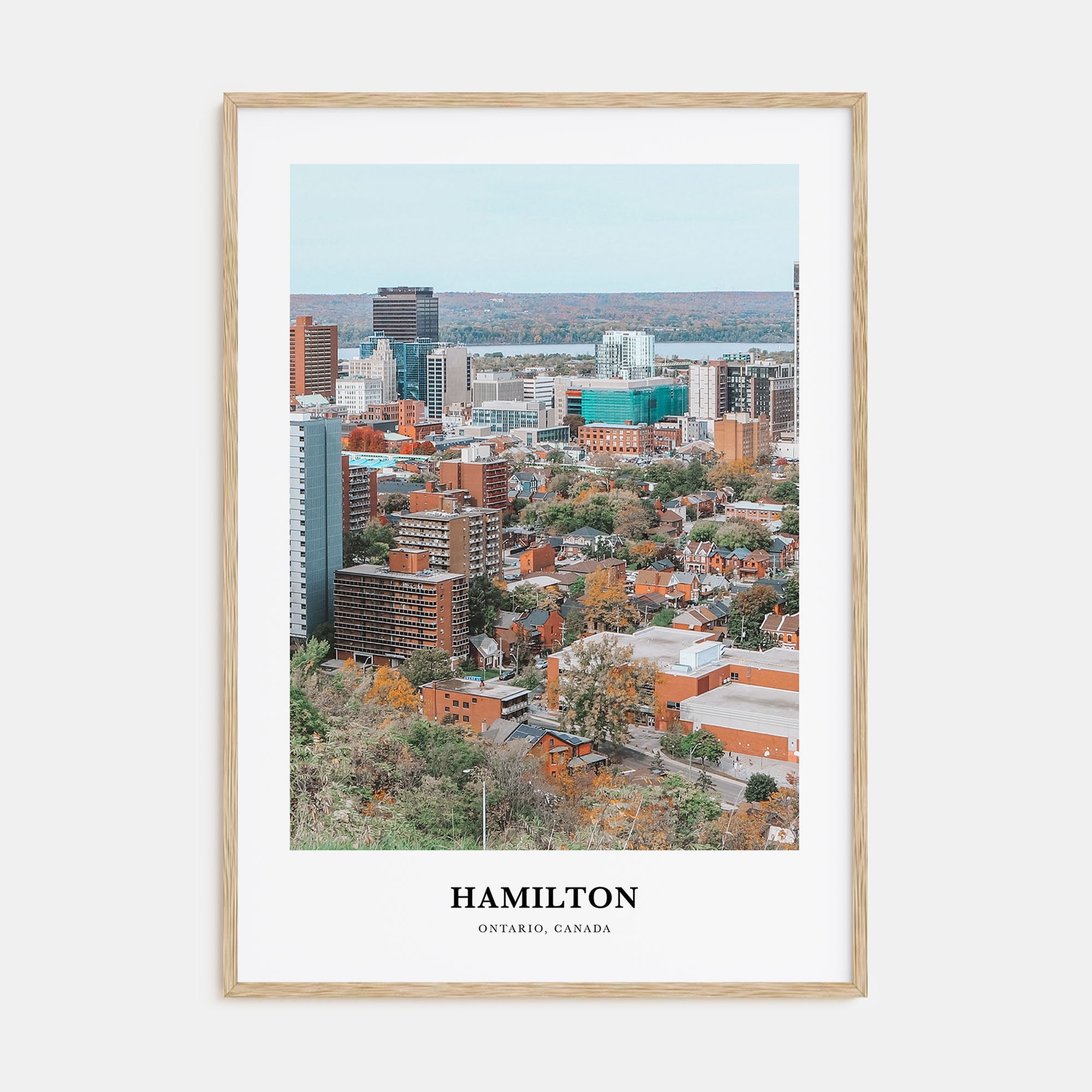 Hamilton, Canada Portrait Color Poster