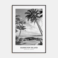 Hamilton Island Portrait B&W Poster