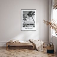 Hamilton Island Portrait B&W Poster