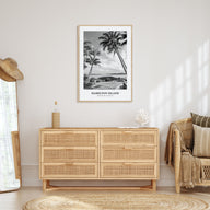 Hamilton Island Portrait B&W Poster