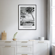 Hamilton Island Portrait B&W Poster