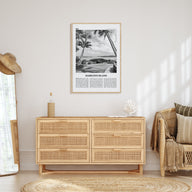 Hamilton Island Travel B&W Poster