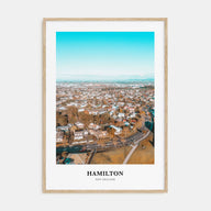 Hamilton, New Zealand Portrait Color Poster