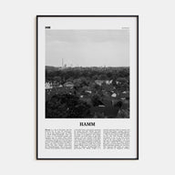 Hamm Travel B&W Poster