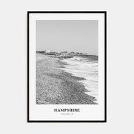 Hampshire Portrait B&W Poster