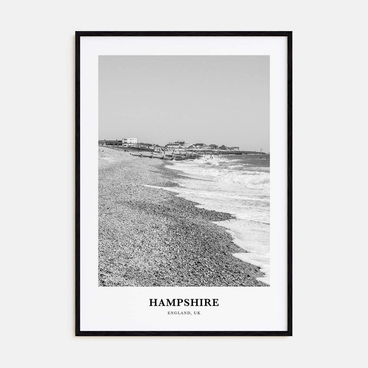 Hampshire Portrait B&W Poster