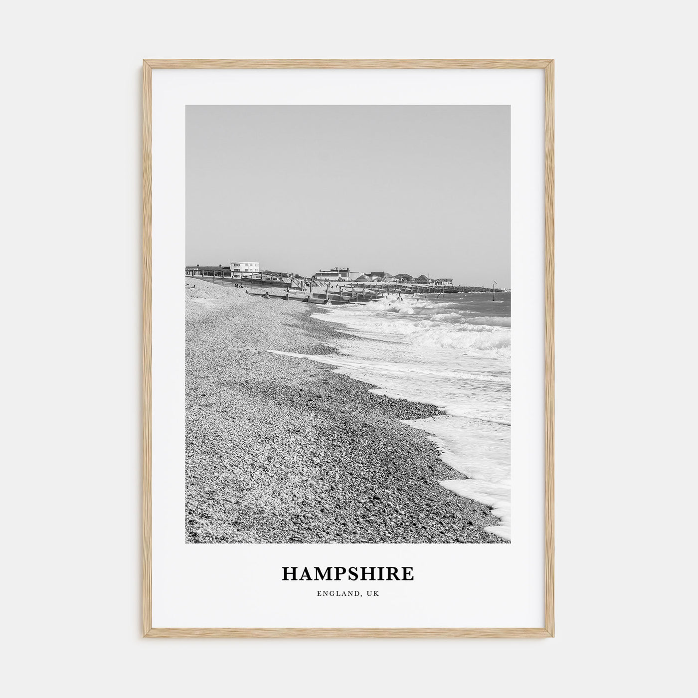 Hampshire Portrait B&W Poster