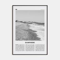 Hampshire Travel B&W Poster