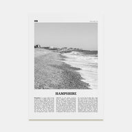 Hampshire Travel B&W Poster