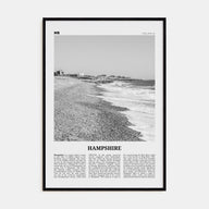 Hampshire Travel B&W Poster