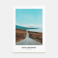 Hana Highway Portrait Color Poster