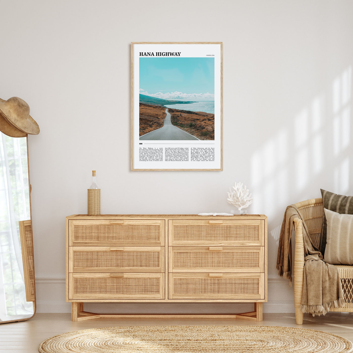 Hana Highway Travel Color Poster