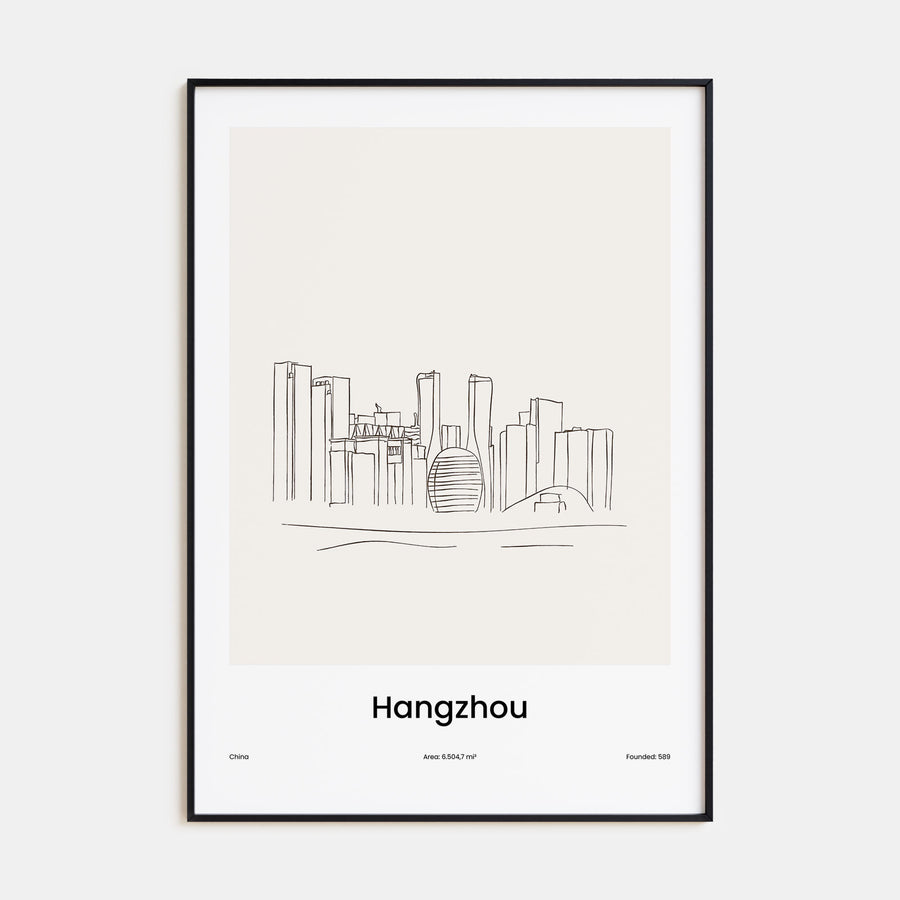 Hangzhou Drawn Poster