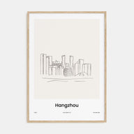 Hangzhou Drawn Poster