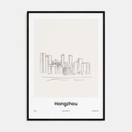 Hangzhou Drawn Poster