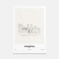 Hangzhou Drawn Poster