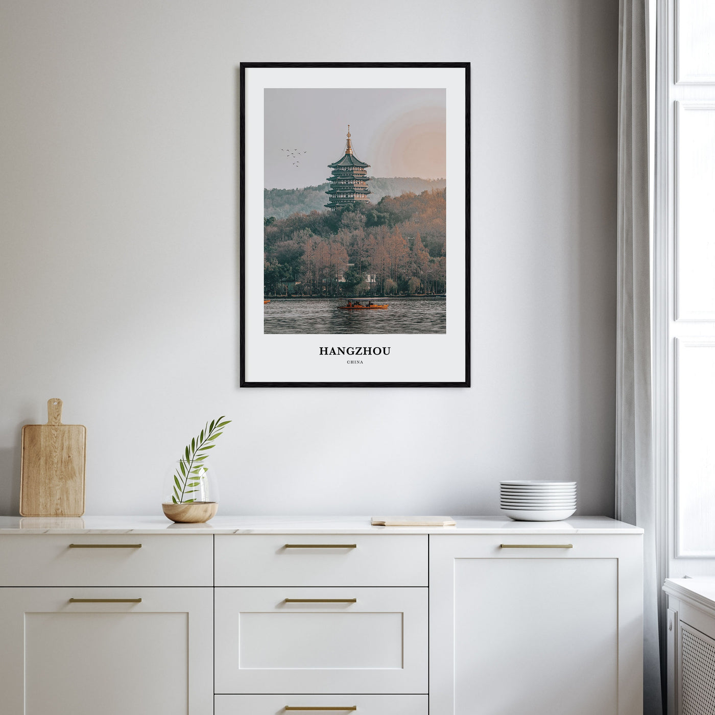Hangzhou Portrait Color Poster