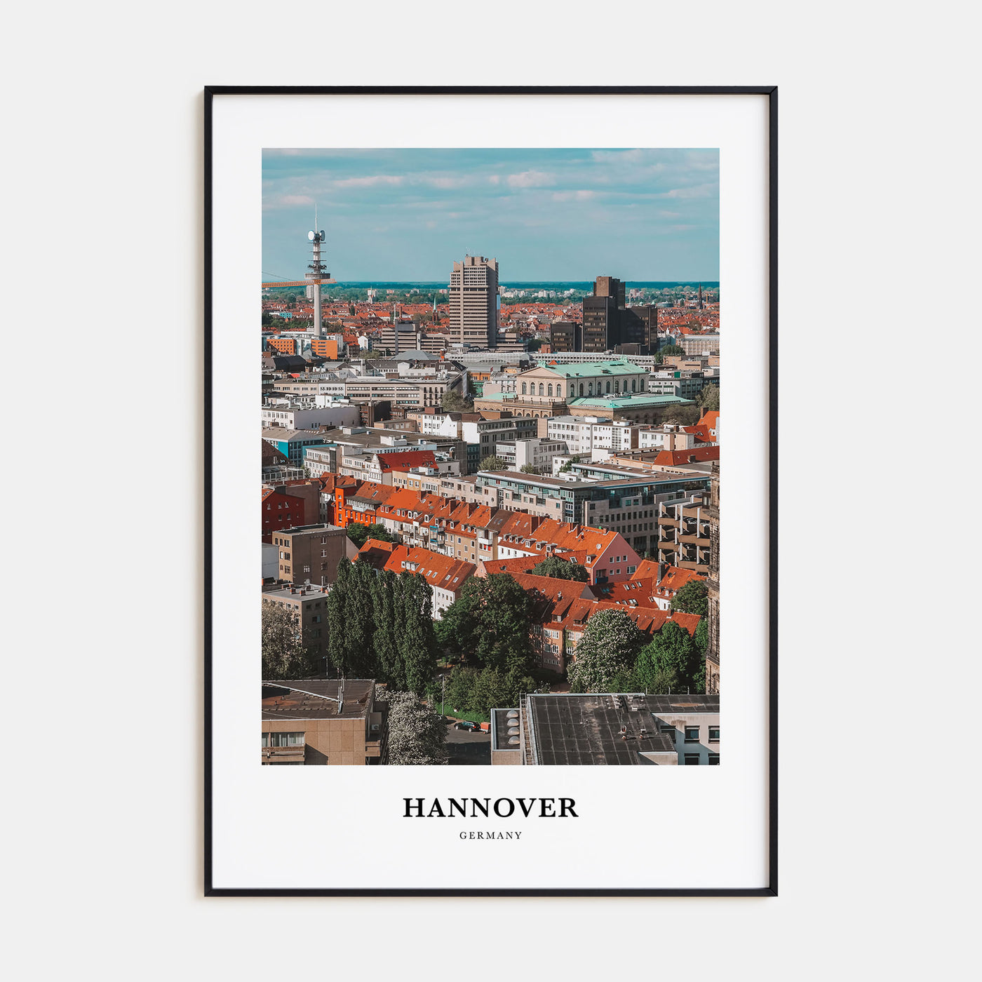 Hannover Portrait Color Poster