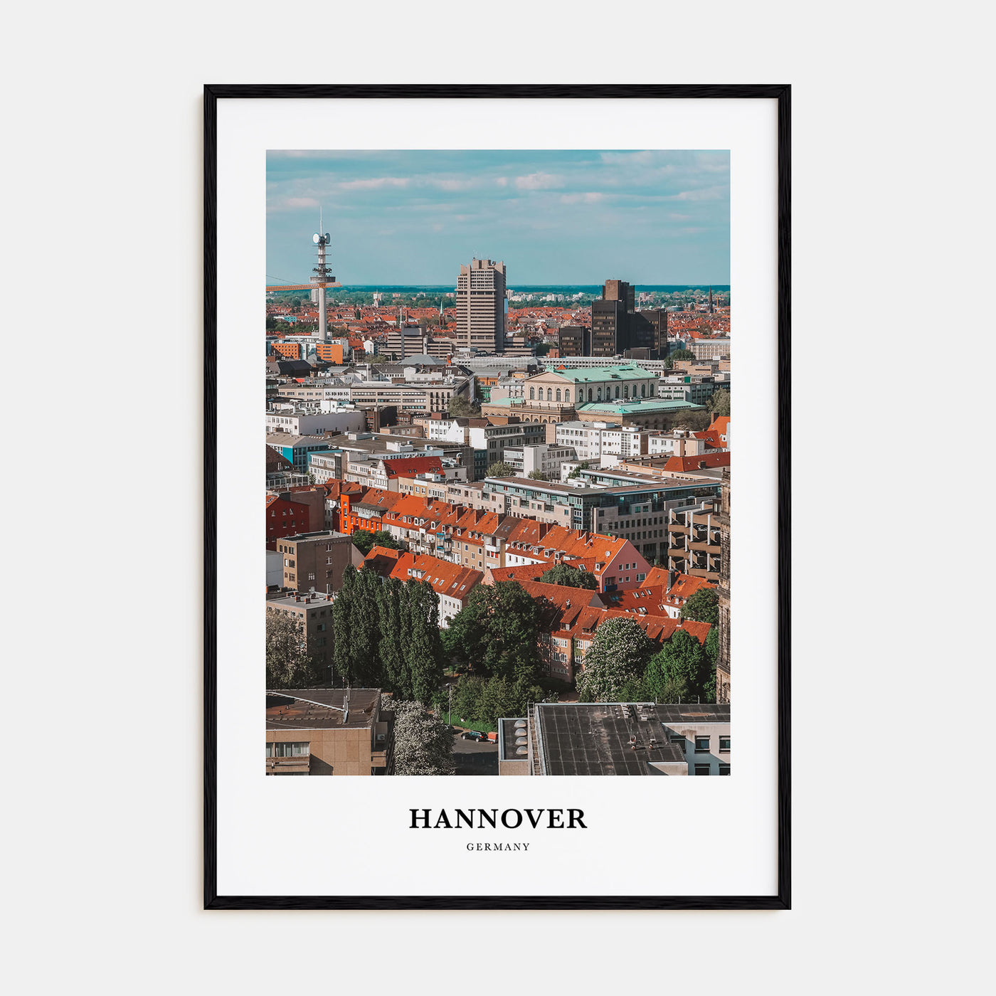 Hannover Portrait Color Poster