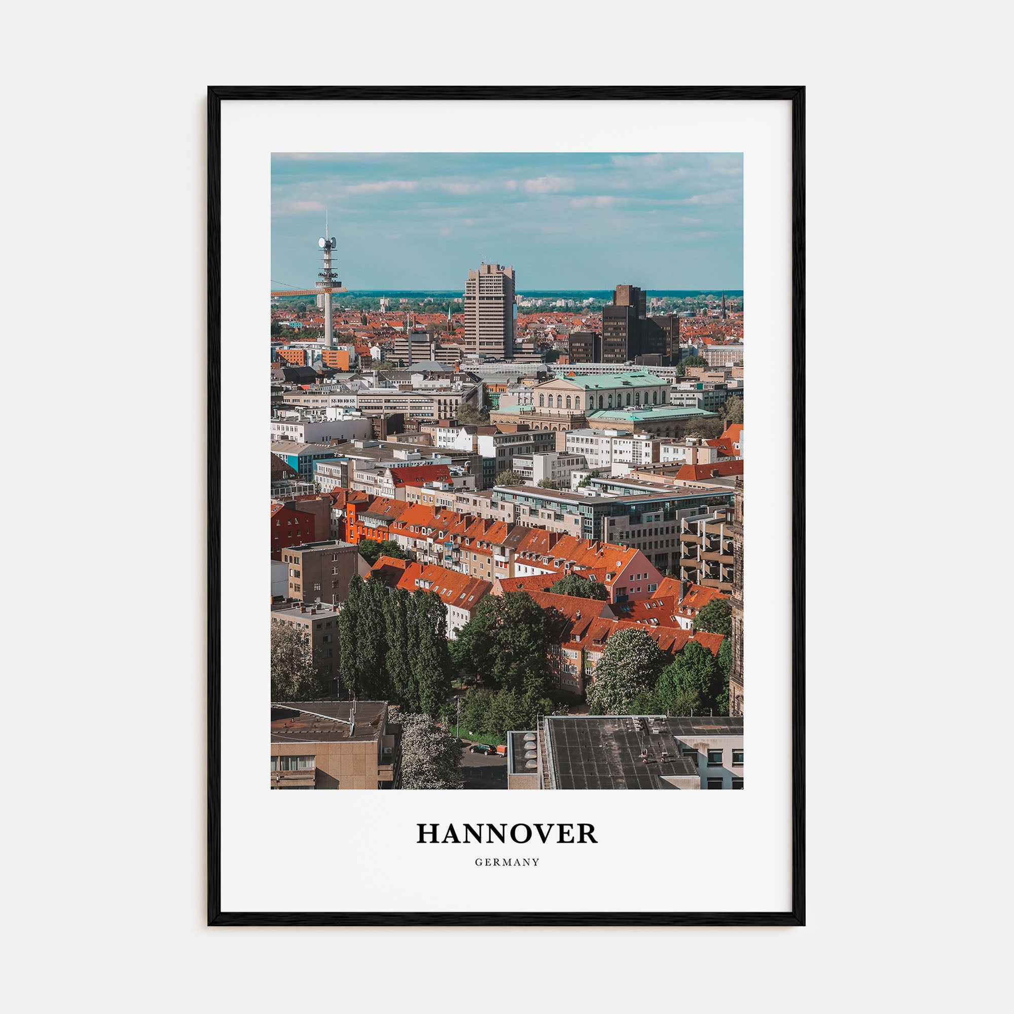 Hannover Portrait Color Poster