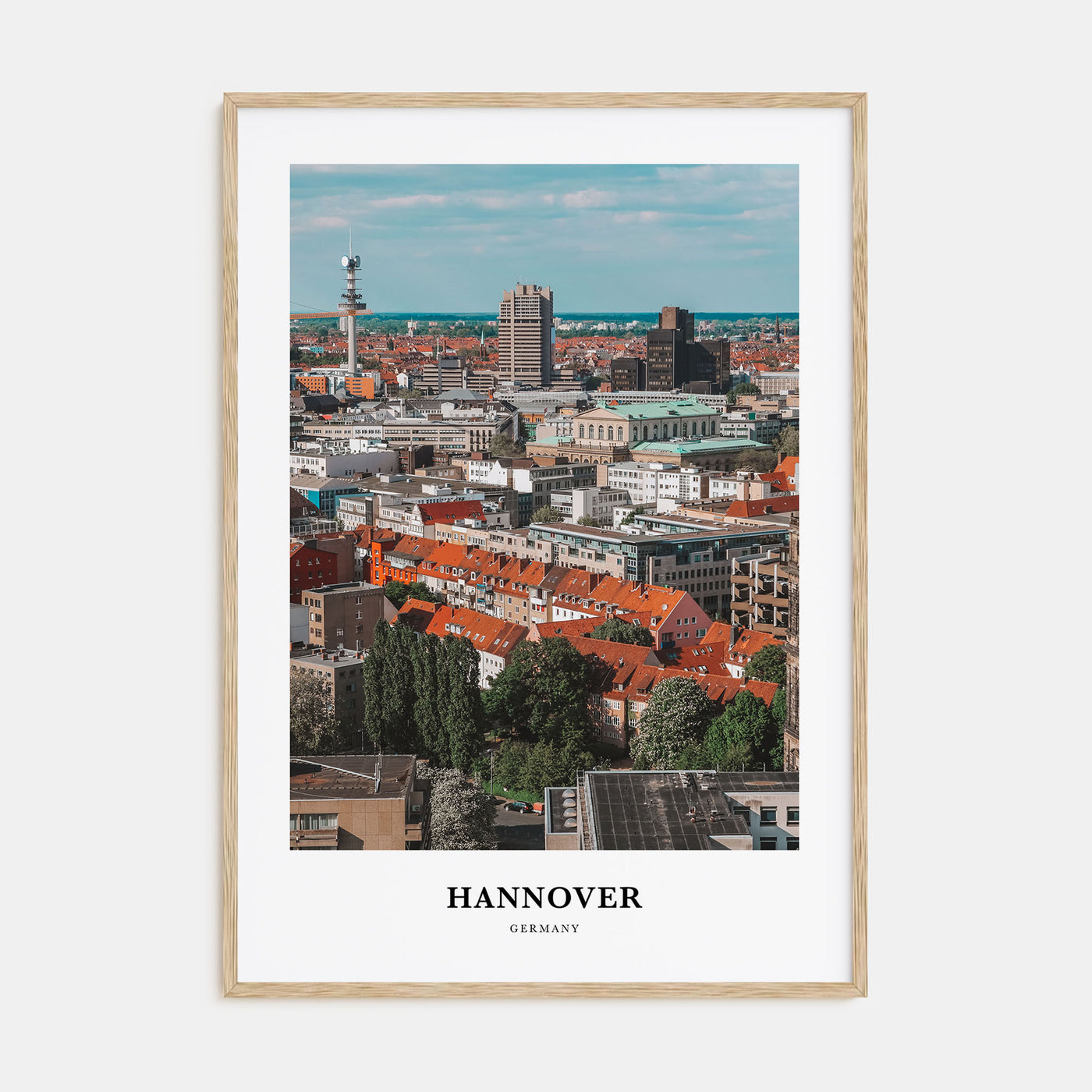 Hannover Portrait Color Poster