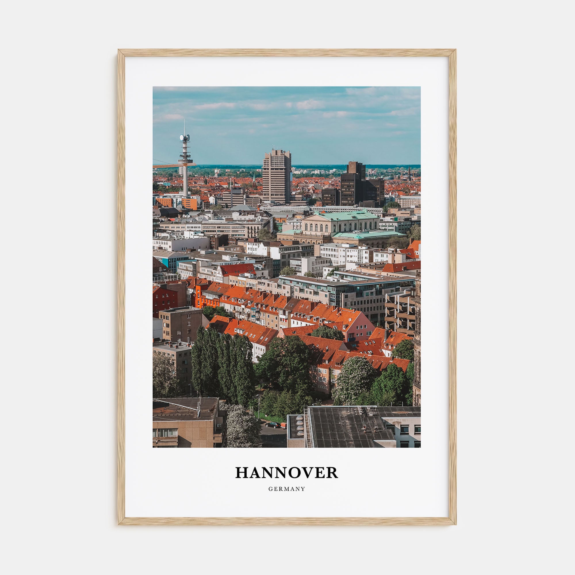 Hannover Portrait Color Poster