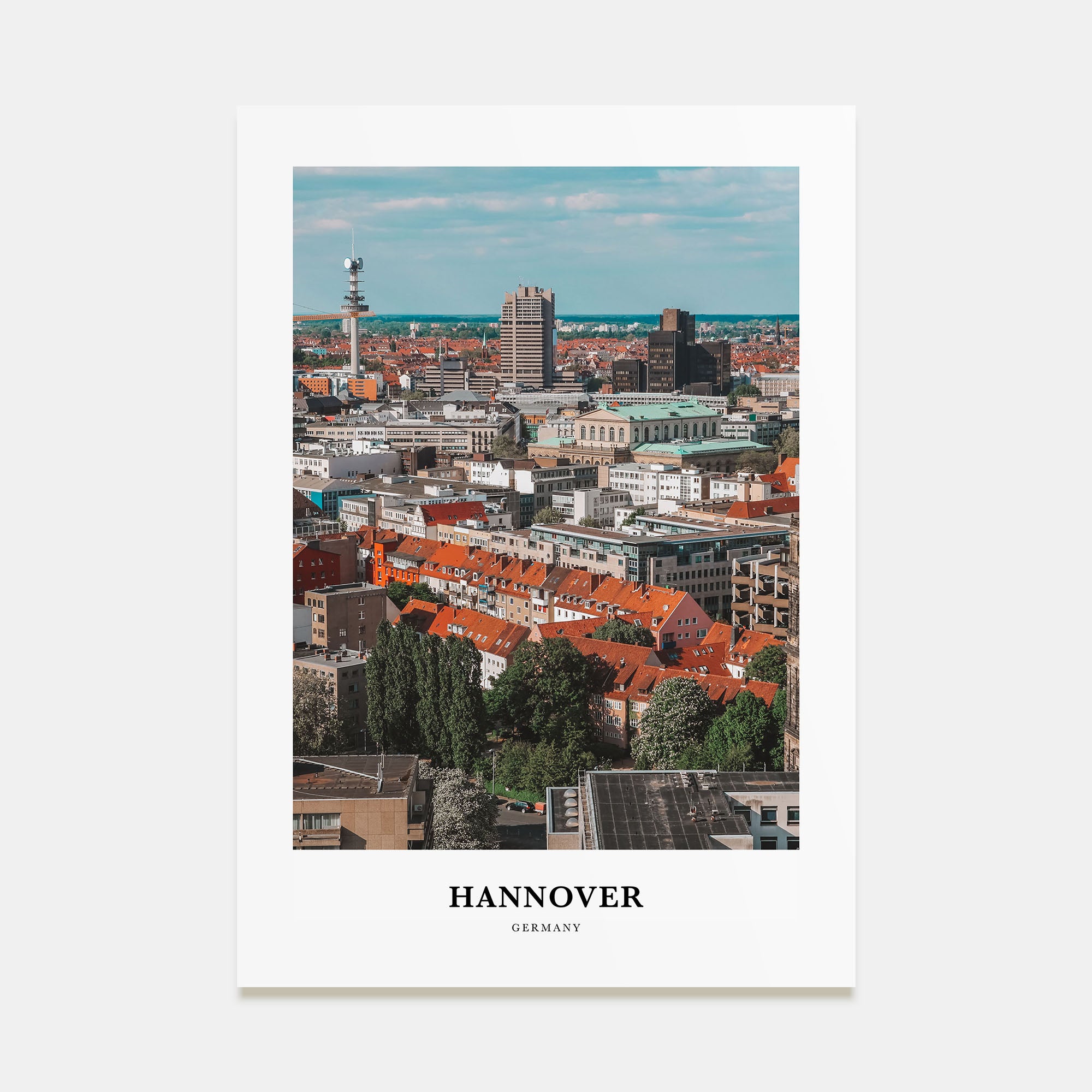 Hannover Portrait Color Poster